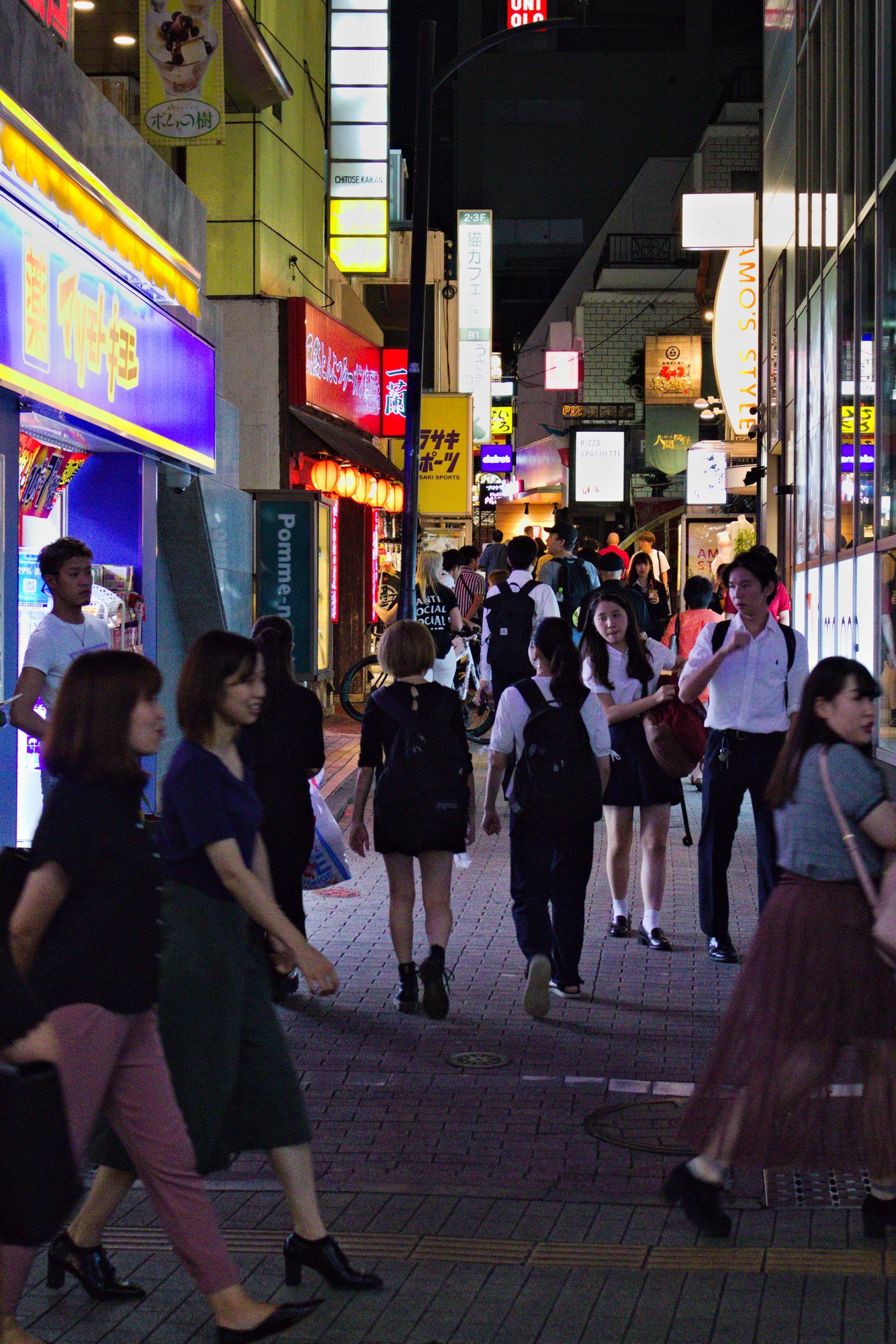 Shibuya Streets at Night