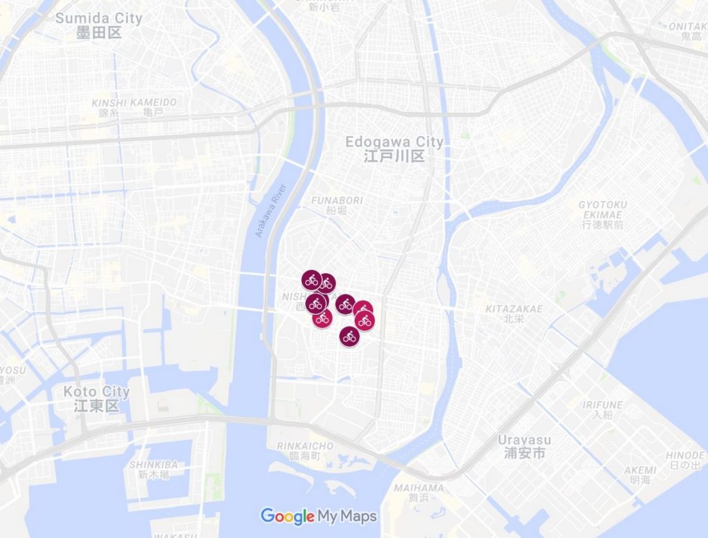 Bike Stores in Edogawa Ward - Google Maps