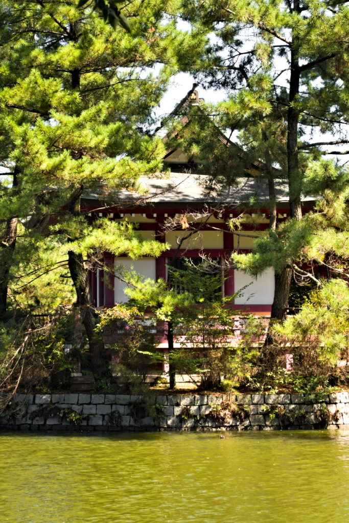 Itsukushuma Shrine in Shakujii Park, Nerima