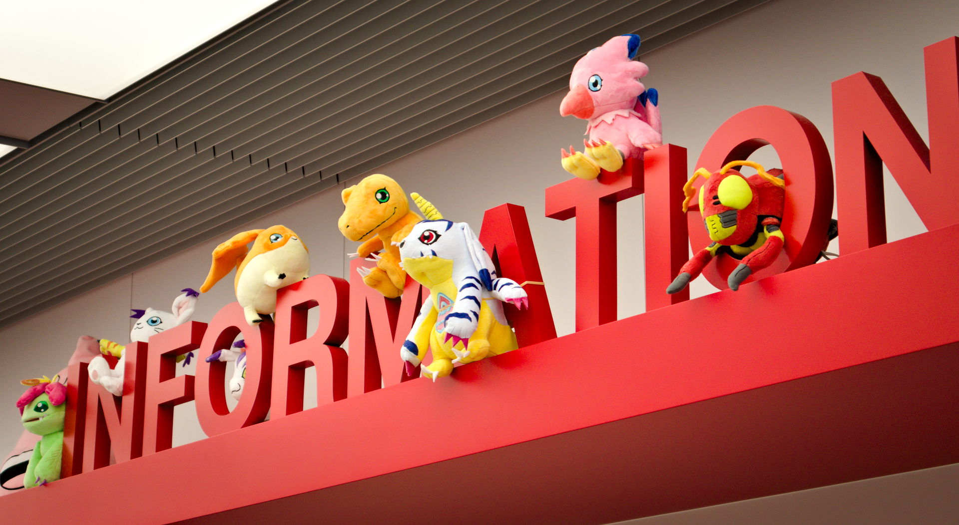 Digimon Plushies at the Toei Animation Museum