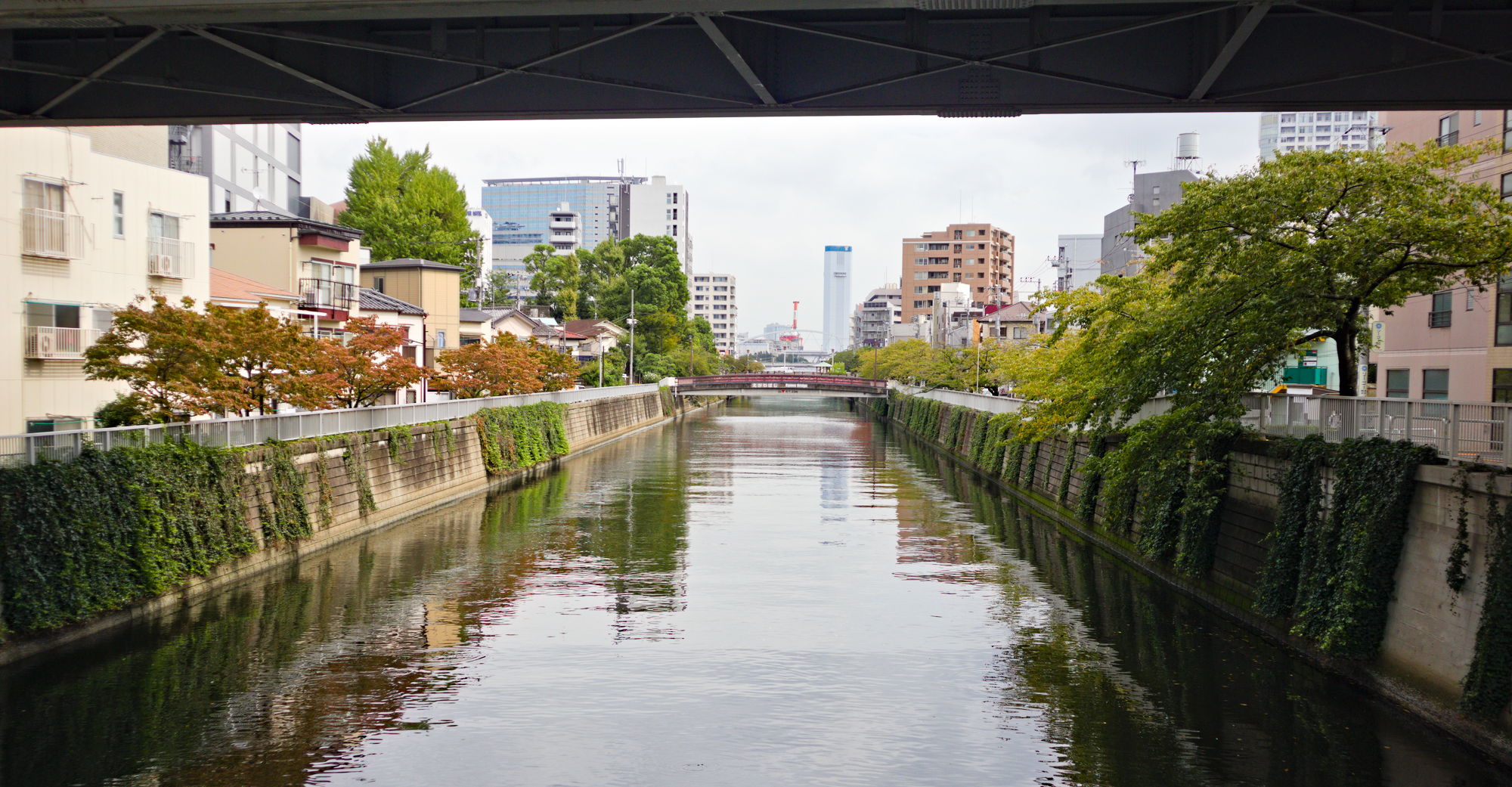 Meguro River at Shinagawa, Tokyo