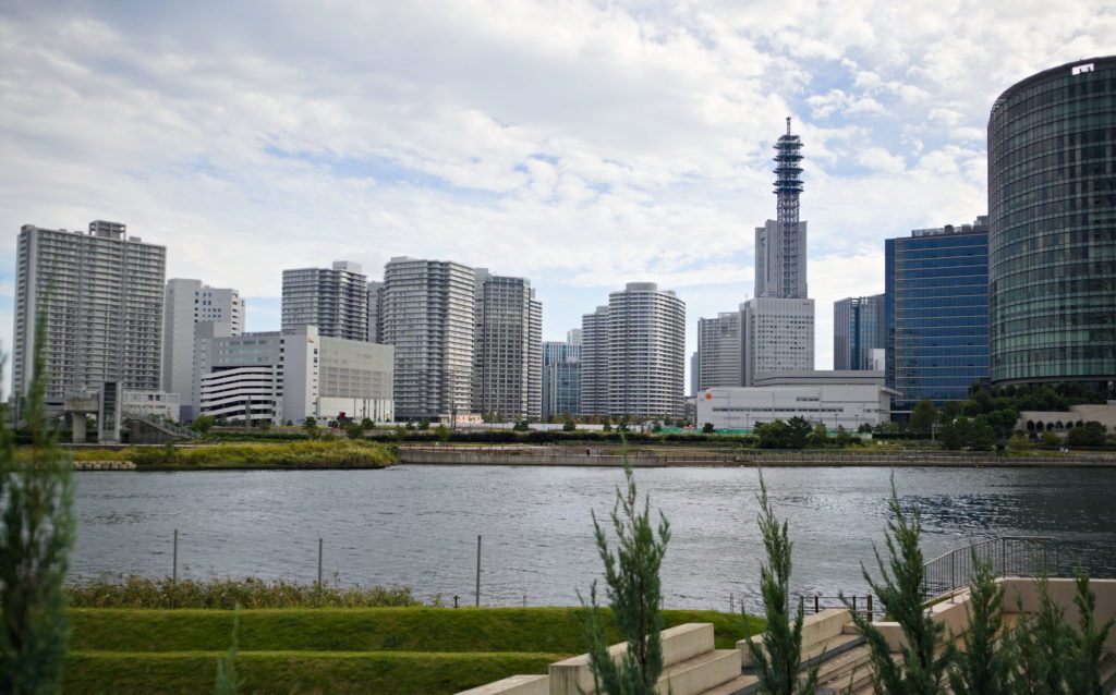 Minato Mirai from Katabira River Park