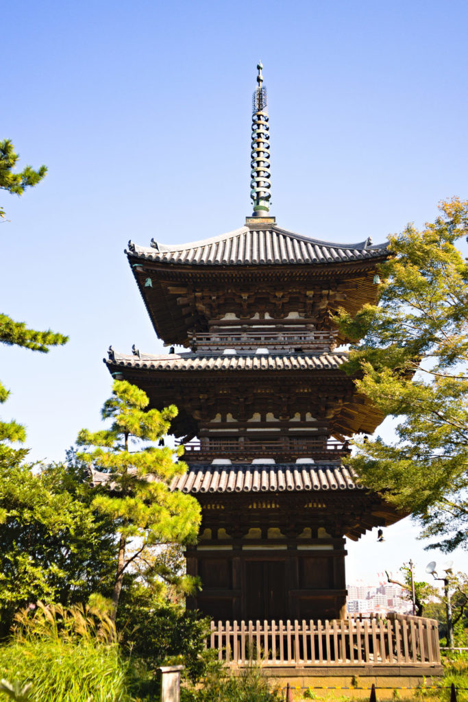 Three-Story Pagoda of the Former Tomyoji Temple