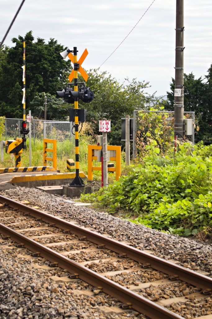 Level crossing in the Road to Yamakita