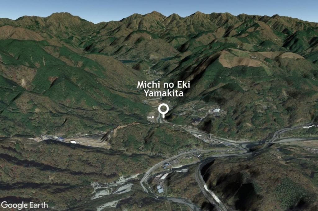 Michi no Eki Yamakita in Google Earth