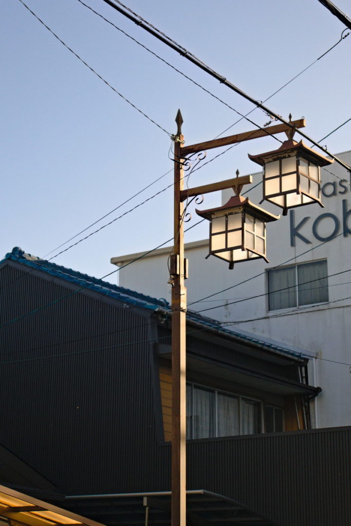 Street lamp in Yuiimajuku Town